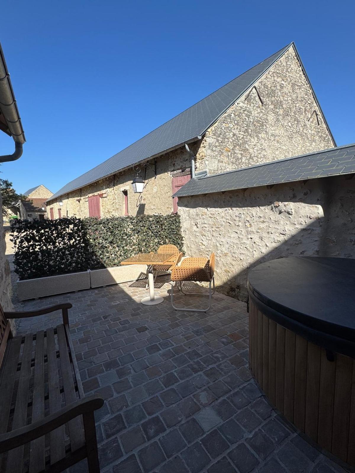 Le Cottage Maisonnette Dans Corps De Ferme Ollainville Exterior foto
